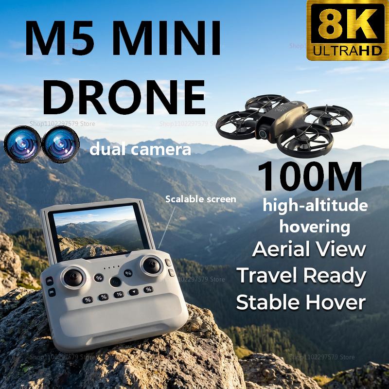 Rc Helicopter Charger - 2026 Yeni M5 Mini Drone 8K