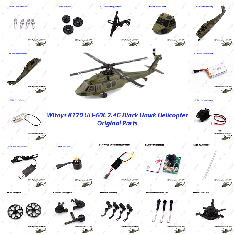Rc Helicopter Coaxial - Wltoys XK K170 RC Helikopter Yedek