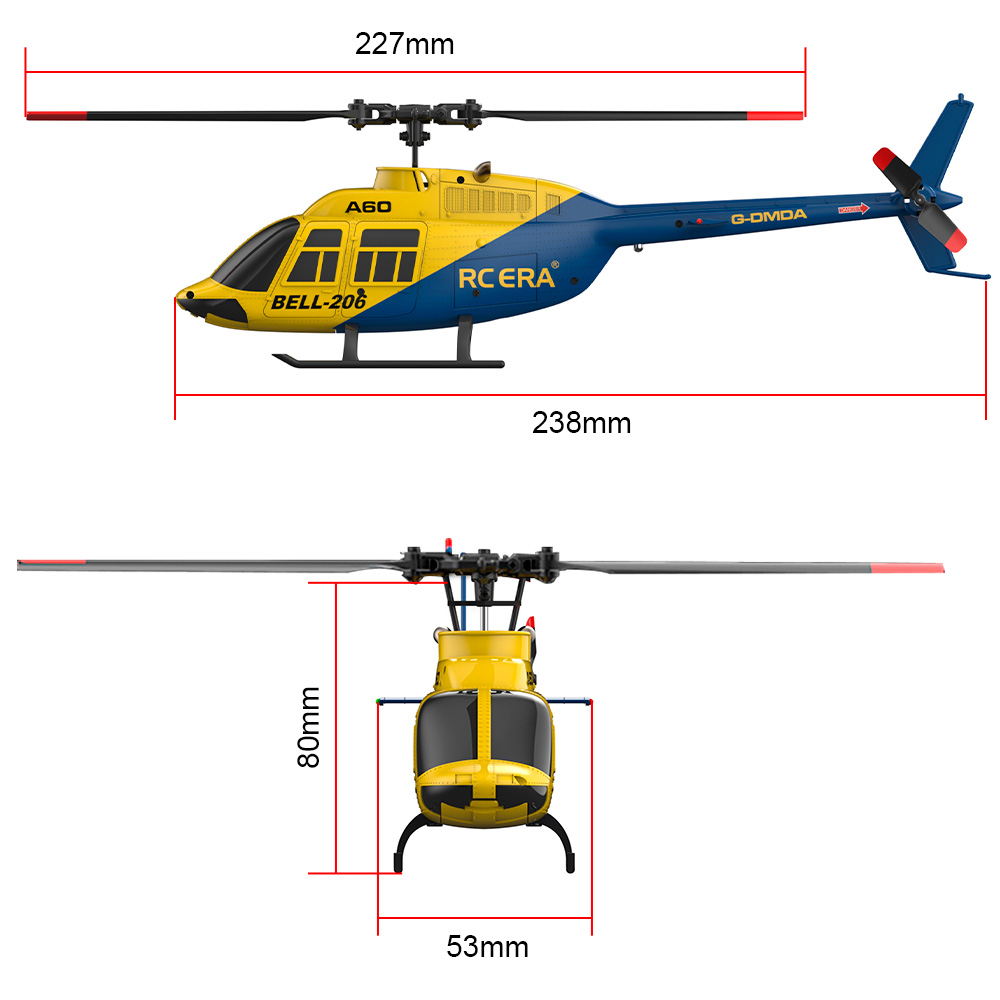 RC ERA A60 4 Kanallı Helikopte - Rc Helicopter Gyro incelemesi ve fiyatı