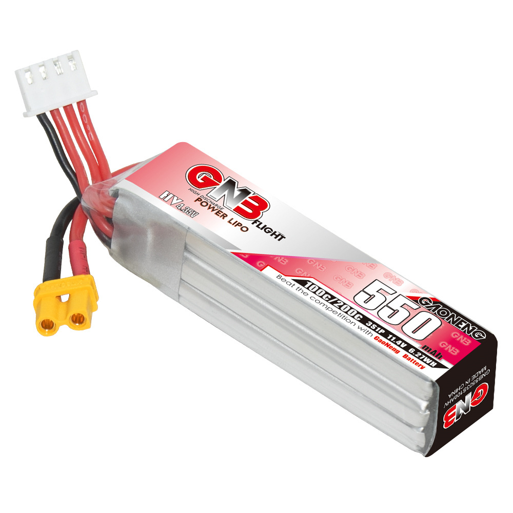 GNB HV 11.4V 550mAh 100C/200C  - Rc Helicopter Parts incelemesi ve fiyatı